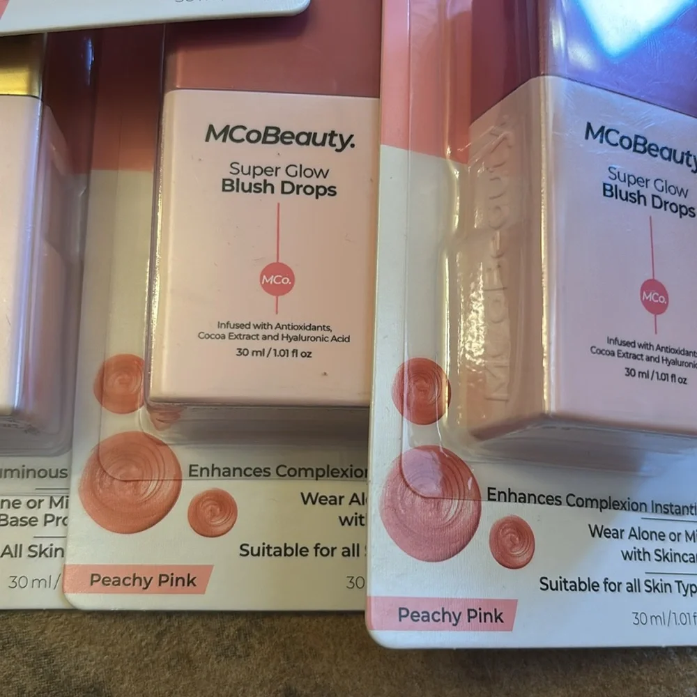 MCoBeauty | Best Seller Super Glow Bronzing Drops Golden Drops & Blush Drops 3
